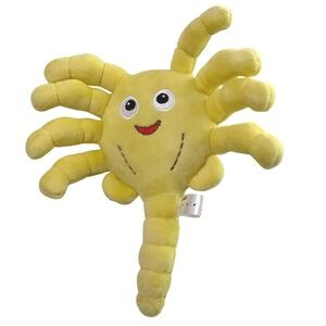 Kidrobot Alien Facehugger Phunny Plush Figure 8" Sunny Yellow Happy Face Novelty